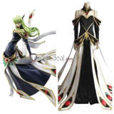 Code Geass Lelouch Of The Rebellion C.C. Britannian Black Queen Cosplay Costume 2