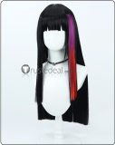 METALLIC ROUGE Rouge Naomi Grey Black Cosplay Wig