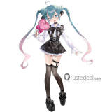 Vocaloid Fashion Subculture Hatsune Miku Birthday Pretty Rabbit Kagamine Rin Black Cosplay Shoes Boots