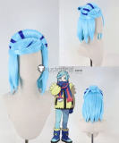 Pokemon Scarlet and Violet Grusha Blue Styled Wig Scarf Cosplay Props Accessory
