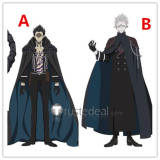 Kyuujitsu no Warumono-san Mr. Villain's Day Off Evil Warumono San Trigger Black Cosplay Costume