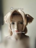 Naruto Shikamaru Temari Nara Black Blonde Styled Cosplay Wig