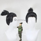 Naruto Shikamaru Temari Nara Black Blonde Styled Cosplay Wig