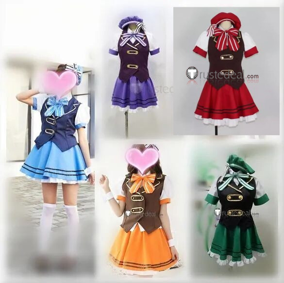 Is the Order a Rabbit GochiUsa Rize Sharo Chino Cocoa Chiya Valentine's Day Cosplay Costumes