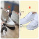 Pokemon Sun and Moon Team Skull Guzma White Cosplay Shoes Boots
