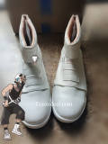 Pokemon Sun and Moon Team Skull Guzma White Cosplay Shoes Boots