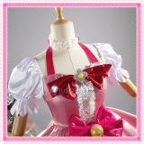 Go Princess Pretty Cure Haruno Haruka Cure Flora Pink Cosplay Costume 2