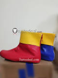 The Amazing Digital Circus Pomni Jester Clown Red Blue Cosplay Shoes Boots