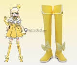 Mahou Shoujo ni Akogarete Hiiragi Hanabishi Araga Leopard Tenkawa Magia Baiser Magenta Azul Sulfur Cosplay Shoes Boots