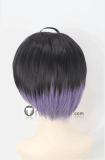 Paradox Live AKYR Zen Gaho Iori Suiseki Aoi Kureha Purple Black Styled aCosplay Wig