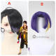 Paradox Live AKYR Zen Gaho Iori Suiseki Aoi Kureha Purple Black Styled aCosplay Wig
