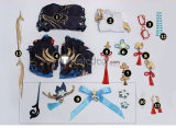 Genshin Impact Frostflower Dew Shenhe New Outfit Black Cheongsam New Year Cosplay Costume