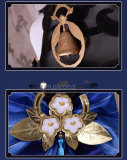 Genshin Impact Frostflower Dew Shenhe Twilight Blossom Ganyu New Outfit Black Cheongsam Cosplay Costume 2