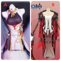 Genshin Impact Ganyu La Signora The Fair Lady Cosplay Costumes