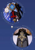 Genshin Impact Frostflower Dew Shenhe Twilight Blossom Ganyu New Outfit Black Cheongsam Cosplay Costume 2