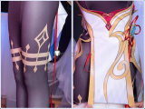Genshin Impact Ganyu La Signora The Fair Lady Cosplay Costumes