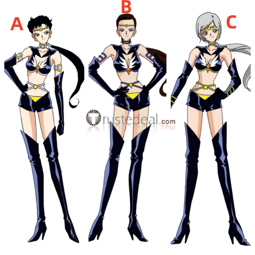 Sailor Moon Kou Seiya Sailor Star Fighter Kou Yaten Sailor Star Healer Taiki Kou Sailor Star Maker Cosplay Wig