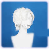 Sailor Moon Helios Pegasus Kunzite White Silver Styled Cosplay Wig