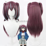 Mahou Shoujo ni Akogarete Hiiragi Utena Minakami Sayo Hanabishi Araga Akoya Anemo Tenkawa Blue Purple Cosplay Wig