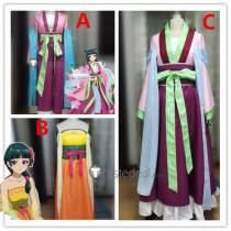 Kusuriya no Hitorigoto The Apothecary Diaries Maomao Servant Pink Purple Orange Cosplay Costume