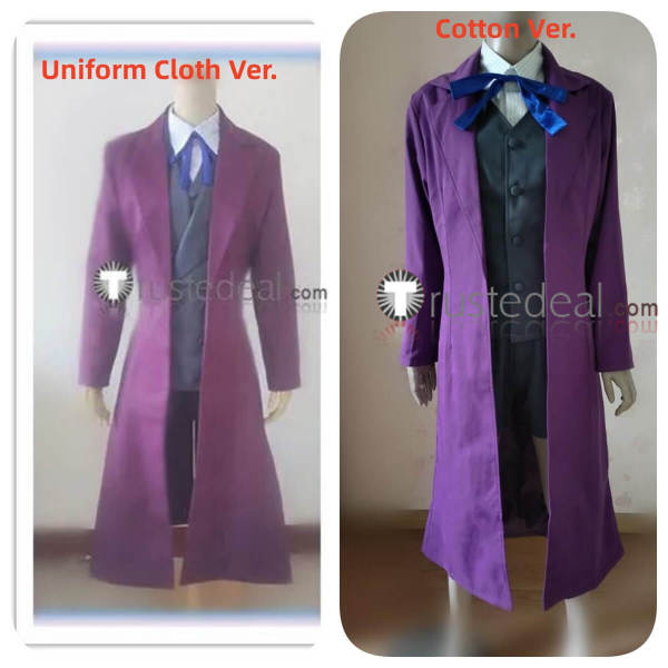 The Ancient Magus' Bride Joseph Purple Coat Cosplay Costume