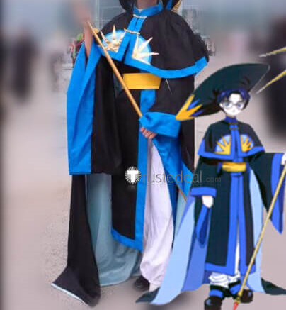 Cardcaptor Sakura Eriol Hiiragizawa Blue Cosplay Costume