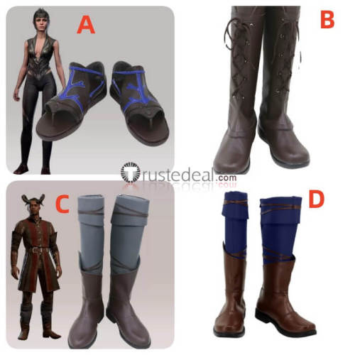 Baldur's Gate BG Shadowheart Gale Wyll Astarion Cosplay Shoes Boots