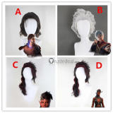 Baldur's Gate 3 BG3 Astarion Gale Karlach Black Brown Silver White Styled Cosplay Wig