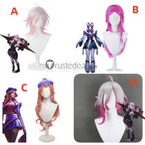 Legaue of Legends LOL Briar Snow Moon Ahri Pink Heartthrob Caitlyn Cosplay Wig