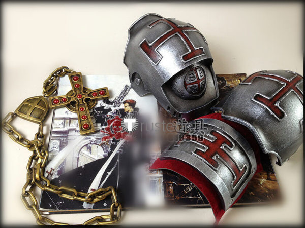 Trinity Blood Tres Iqus Shoulder Armors Necklace Cosplay Props Accessory