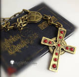 Trinity Blood Tres Iqus Shoulder Armors Necklace Cosplay Props Accessory