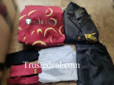 Library Of Ruina Liu Association Section 1 Xiao Section 2 Lowell Mei Miris Red Uniform Cosplay Costume