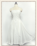 Spark Anime Yosuga no Sora Sora Kasugano White Daily Lolita Cosplay Costume