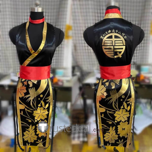 Dead or Alive 5 Kasumi Black Cosplay Costume