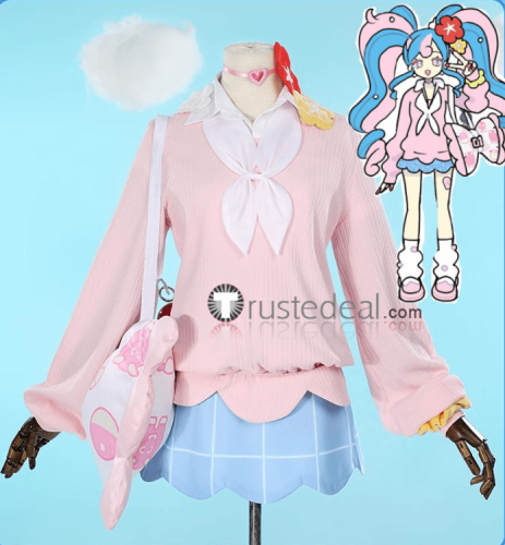 Pokemon feat. Hatsune Miku Project Voltage Jigglypuff Pink Cosplay Costume