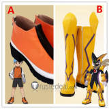 Mega Man Battle Network Bass Cross MegaMan Forte Cross Rockman Lan Hikari Cosplay Shoes Boots