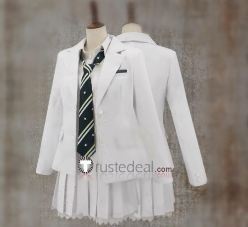 PUBG PlayerUnknown's Battlegrounds White School Uniform Cosplay costume