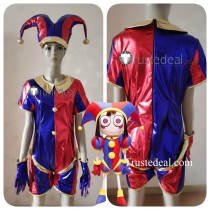 The Amazing Digital Circus Pomni Jester Clown Cosplay Costume