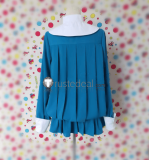 Black Butler Kuroshtisuji Ciel Phantomhive Blue Dress Cosplay Costume