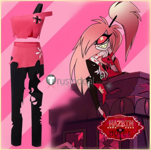 Hazbin Hotel Elizabeth Lilith Magne Cherri Bomb Vox Sir Pentious Cosplay Costume