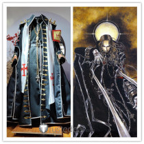 Trinity Blood Vaclav Havel Know Faith Black Cosplay Costume