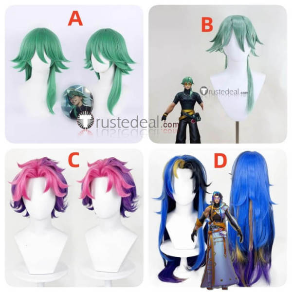 League of Legends LOL Heartsteel Ezreal Styled Kayn Prestige Yone Cosplay Wig