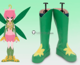 Digimon Lilimon Lillymon Jeri Juri Katou Ken Ichijouji Digimon Savers Minnie Harris Cosplay Shoes Boots