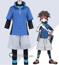 Pokemon Black and White 2 Nate Kyouhei Cosplay Costume