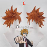 Fairy Tail The Lion Loke Leo Loki Orange Brown Styled Cosplay Wig