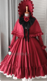 Rozen Maiden Shinku Reiner Rubin Crimson Red Lolita Dress Cosplay Costume