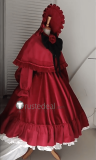 Rozen Maiden Shinku Reiner Rubin Crimson Red Lolita Dress Cosplay Costume