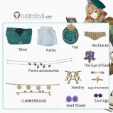 Genshin Impact Lisa Second Blooming Cosplay Costume 2