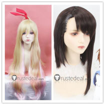 Nisekoi Chitoge Kirisaki Kosaki Onodera Brown Blonde Pink Cosplay Wig