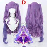 Pretty Cure PreCure Amanogawa Kirara Nagomi Yui Cure Precious Cure Sparkle Cure Peace Ellee-chan Cure Majesty Yellow Orange Ponytails Cosplay Wig